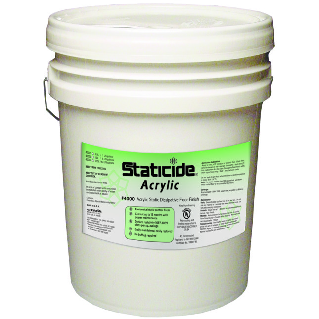 40005 Acrylic Floor Finish (5 Gallon Pail) – Mid America Taping and Reeling